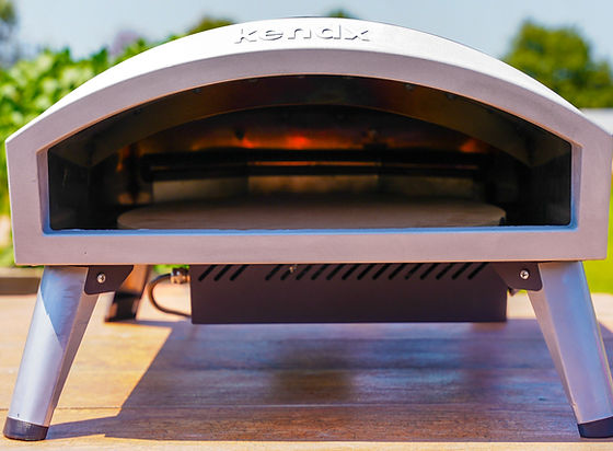 PLYNOVÁ pizza pec KENDX – Otočný kámen